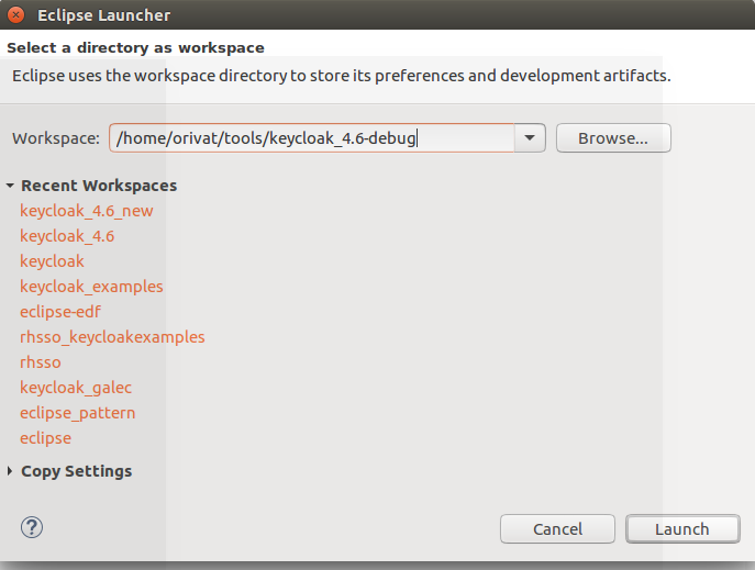 Using Eclipse to debug Keycloak SPIs