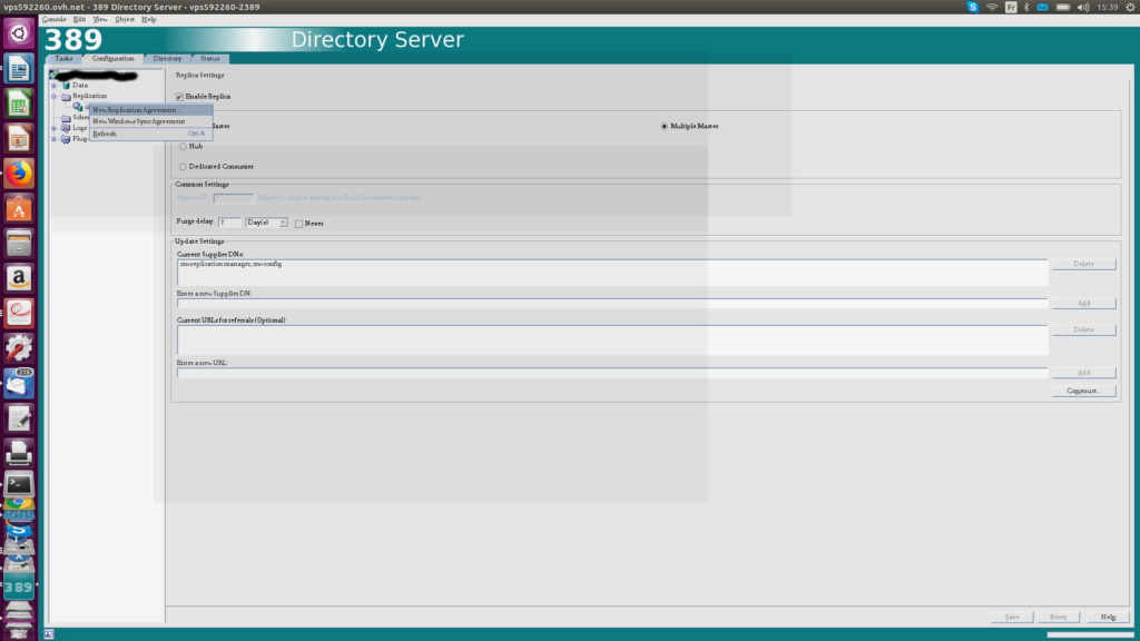 configuring DS389 aka RedHat DS as 2MMR